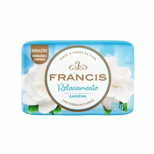 Sabonete Francis Suave Barra Suave Azul 85g Com 01 Unidade - 402897