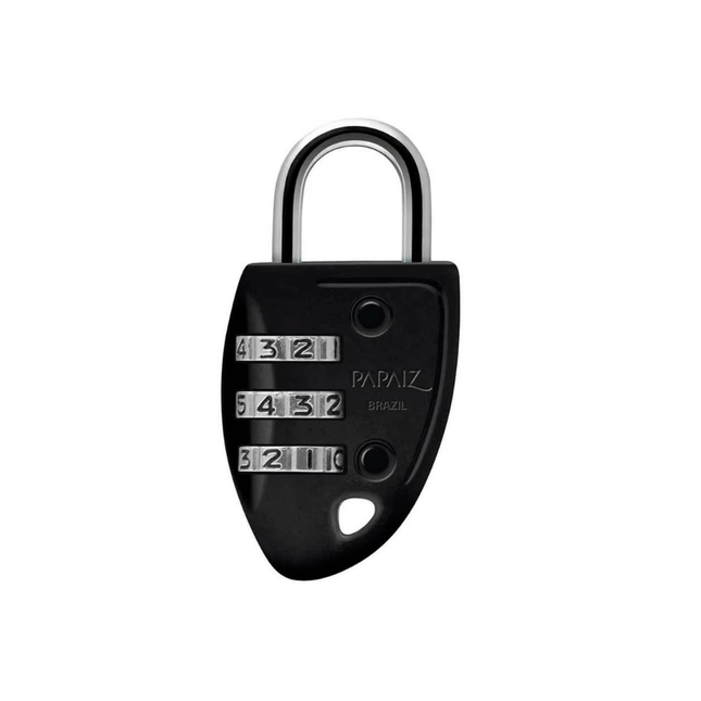 Cadeado Papaiz Segredo CS23 Preto - 0114000SMPR
