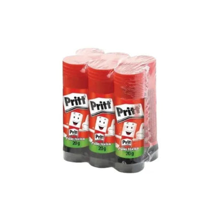 Cola Bastao 20gr Pritt Henkel Pacote Com 06 Unidades - 479941