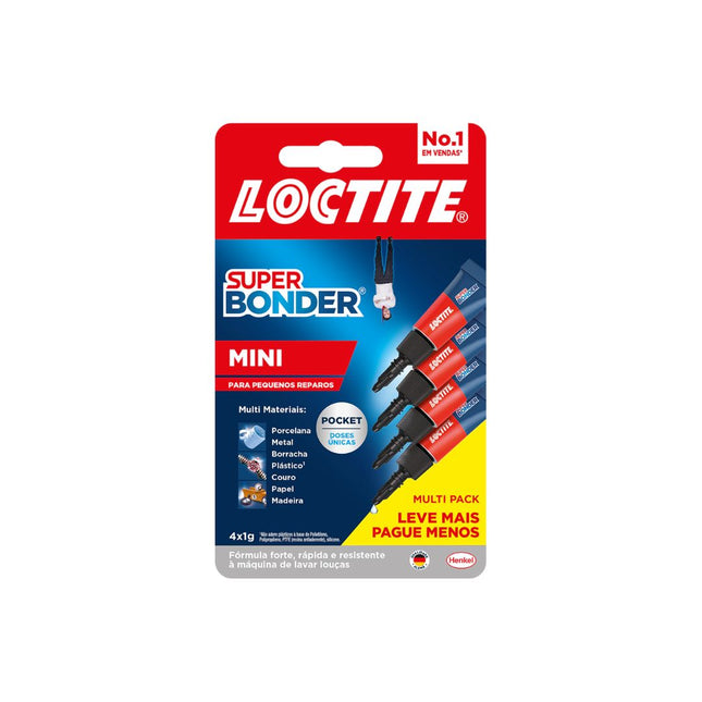 Cola Super Bonder Multipack 1g Com 04 Unidades - 3036047