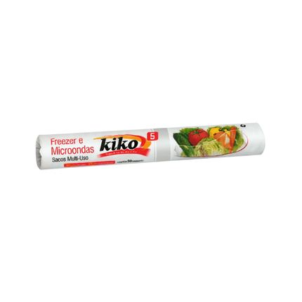 Saco Kiko Plastico Multi-Uso Tamanho 30CMX38cm Com 50 Unidades 5kg - 3555