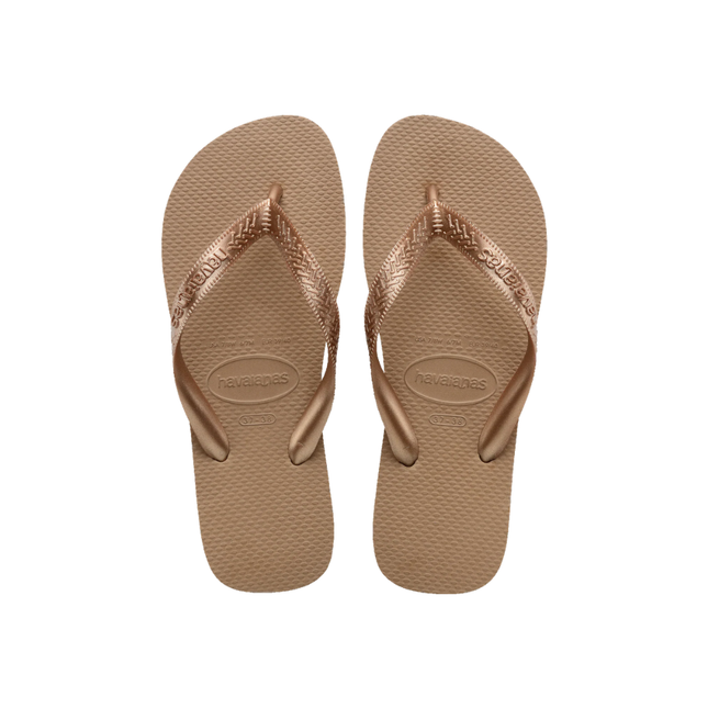 Sandalia Havaianas Top Tiras Rose Gold Tamanho 39/40