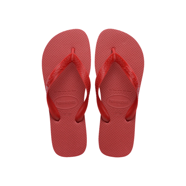 Sandalia Havaianas Top Vermelho Apache. Tamanho 39/0 - 12987
