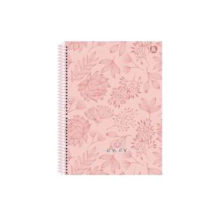 Caderno S.Domingos Univ. Com D 10X1 160FLS Rosa Rose Com 01 Unidade - 10226