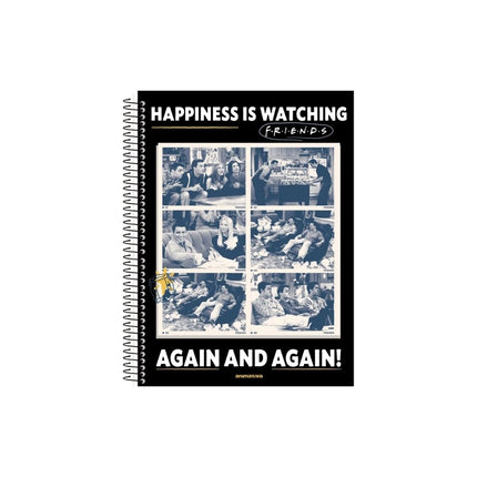 Caderno S.Domingos Brochurao COST.80FLS Friends Com 01 Unidade - 10432