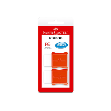 Borracha Faber Tk-Max Peq. Cartela Com 02 Unidades - SM/107024