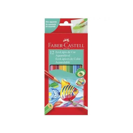 Lapis De Cor Faber Aquarelavel 12 Cores Com 01 Unidade - 120212G