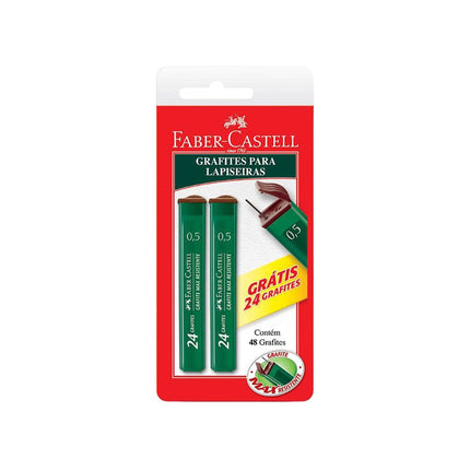 Grafite Faber 0.5 Fino Cartela Com 02 Unidades - SM/TMG05HB