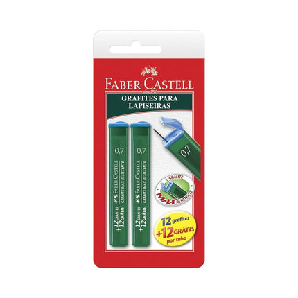 Grafite Faber 0.7 Fino Cartela Com 02 Unidades - SM/TMG07HB