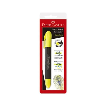 Marcador De Texto Faber Gel Cor Amarelo Com 01 Unidade - SM/1557