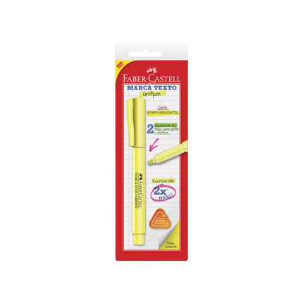 Marcador De Texto Faber Amarela Com 01 Unidade - SM/MTAMZF