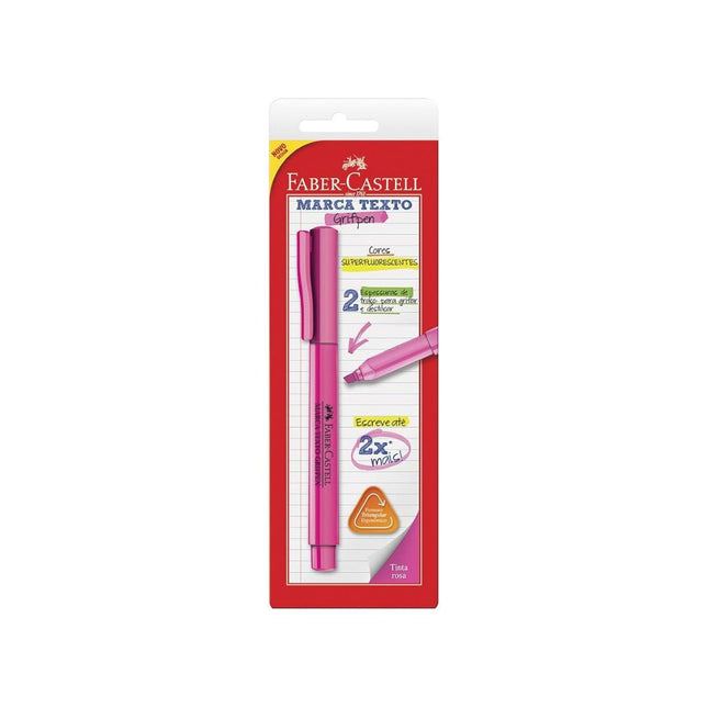 Marcador De Texto Faber Rosa - SM/MTRSZF