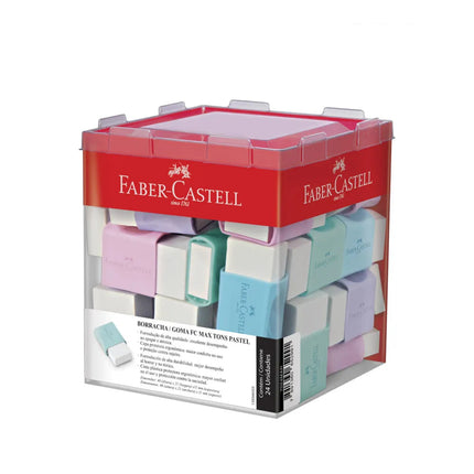 Borracha Faber Max Tons Pastel Com 24 -  7024Mar