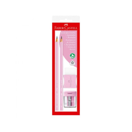 Lapis Grafite Faber Regular Combo Rosa Com 01 Unidade - SM/1205PASTELAPR
