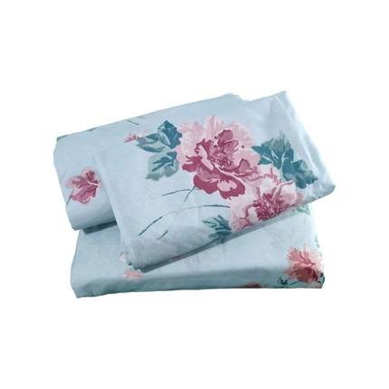 Jogo Queen Camesa Simples Com Elastico + Fronha Estampado Sortido 65g/M2 - 1.1819.03.9999