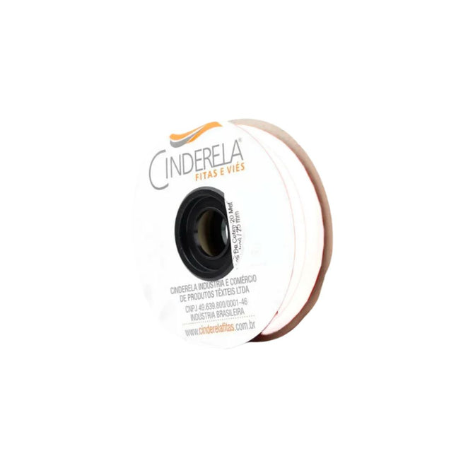 Vies Cinderela Algodao 25MMX20mts Cor Branco - 700A025001020R
