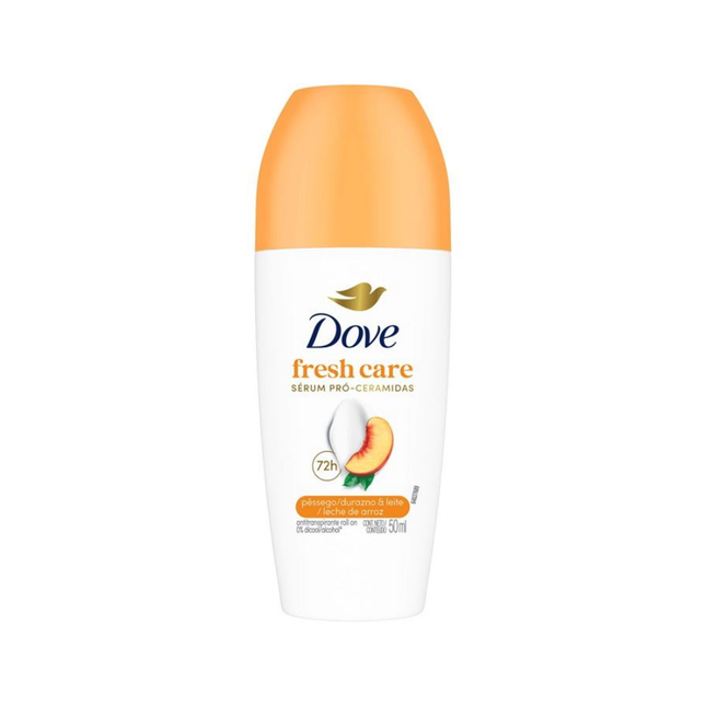 Des.Roll-On Dove 50ml Fresh Care Pessego & Leite De Arroz - 64892595