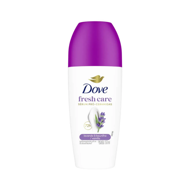 Des.Roll On Dove 50ml Fresh Care Lavanda & Baunilha - 64892591