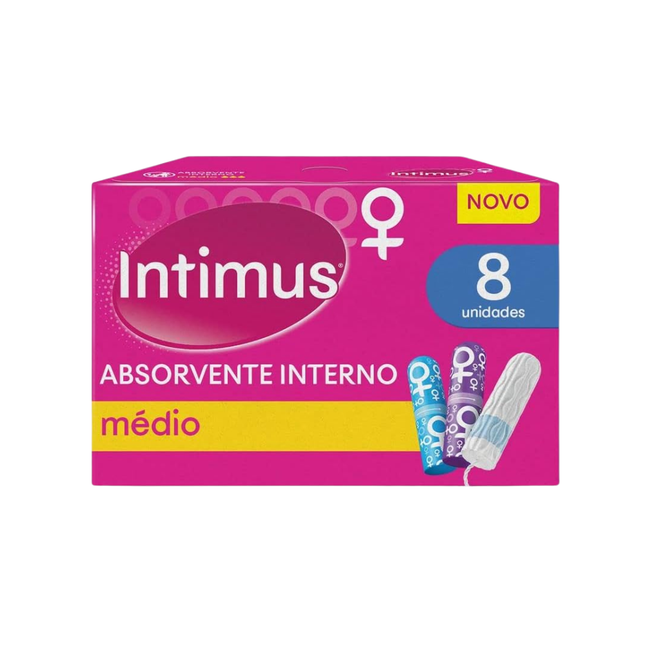 Absorvente Kimberly Interno Intimus Medio Com 08 Unidades - 3146