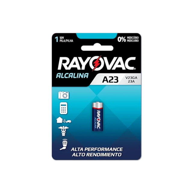 Pilha Rayovac ALC.ELET.V23GA.12V Com 01 Unidade - 40515