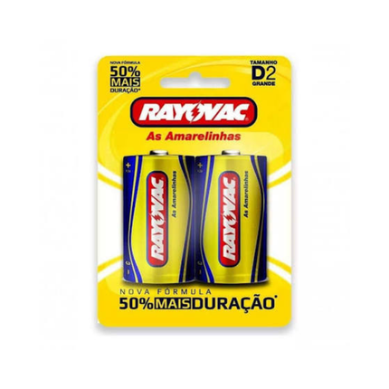 Pilha Rayovac Comum Gd Com 02 Unidades - 10298