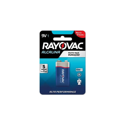 Bateria Rayovac ALC.9V Com 01 Unidade - 20984/20988