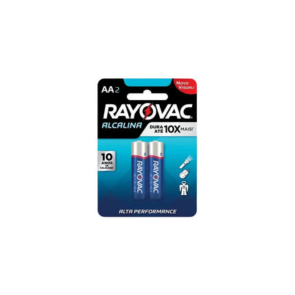 Pilha Rayovac Alcalina pq (AA) Com 02 Unidades - 20853