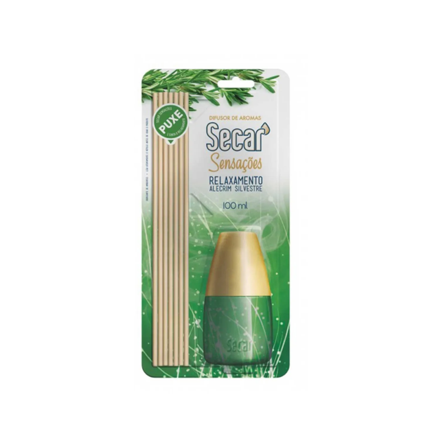 Difusor De Aromas Secar 100ml Alecrim - 10020485