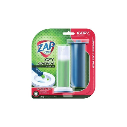 Gel Sanitario Adesivo Zap Clean Refil Citrus 38g - 10010581