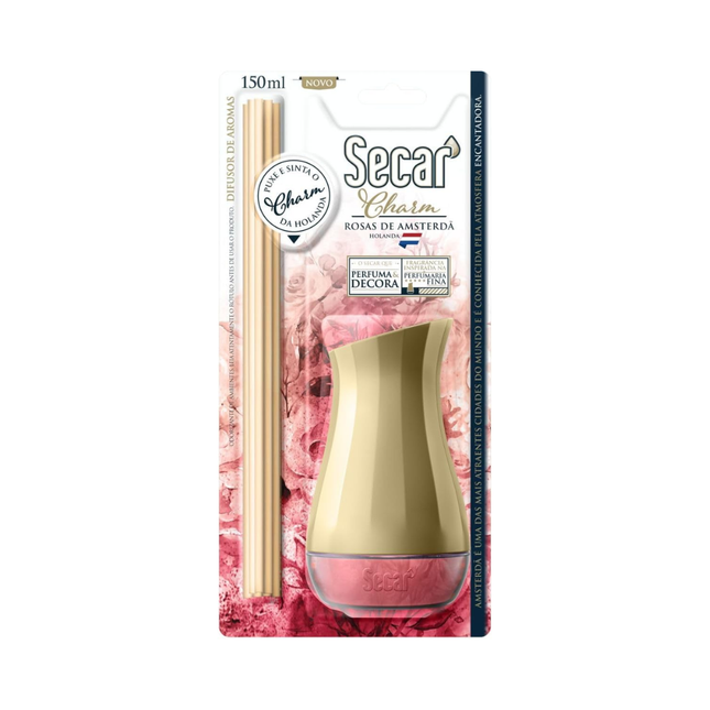 Difusor De Aroma Secar 150ml Charm Rosas De Amsterda - 10020693