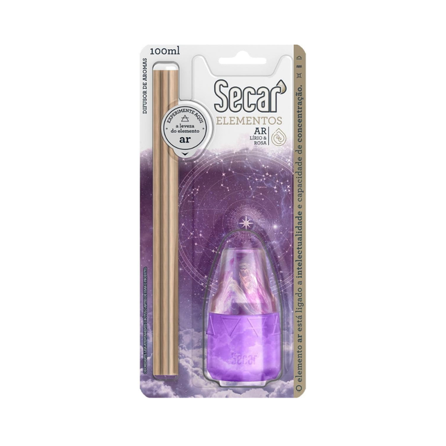 Difusor De Aromas Secar 100ml Elementos Ar - 10020751