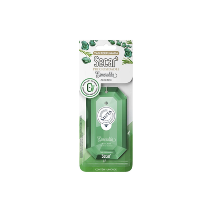 Tag Perfumada Secar Preciosidades Esmeralda Alecrim - 10.02.0791