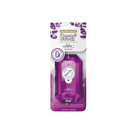 Tag Perfumada Secar Preciosidades Safira Lavanda - 10.02.0793