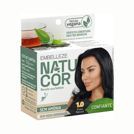 Natucor Embelleze 1.0 Cha Preto 12g - 00293