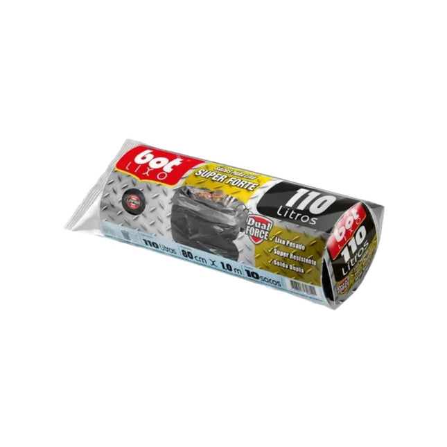 Saco Lixo 110lts Lafra Reforcado 75X105cm Preto Com 05 Unidades - 040-FD50