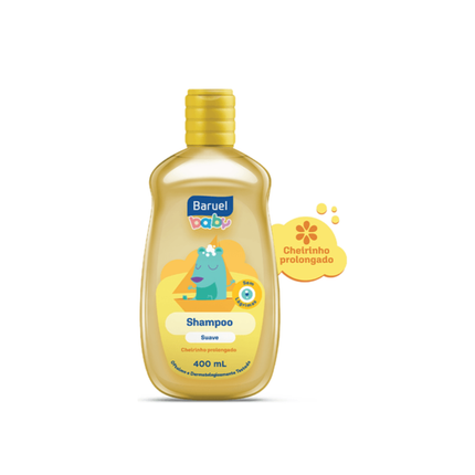 Shampoo Baruel Baby 400ml Suave - 112902811