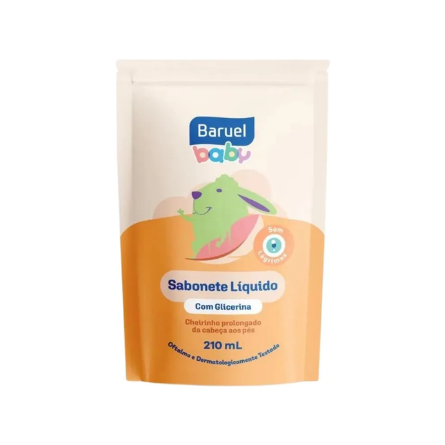 Sabonete Liquido Baruel Refil Baby Com Glicerina 210ml - 112902852