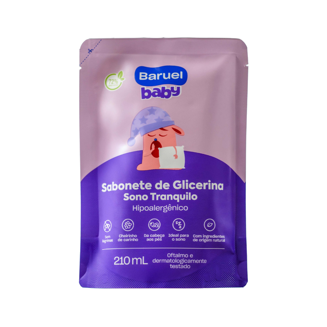 Sabonete Liquido Baruel Refil Baby Sono Tranquilo 210ml - 112902853