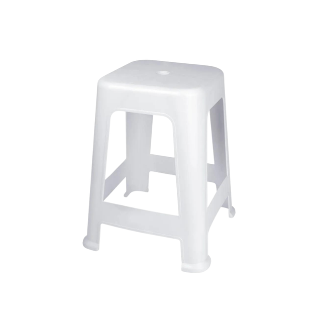Banqueta Plastica Mor Cor Branca - 15151112