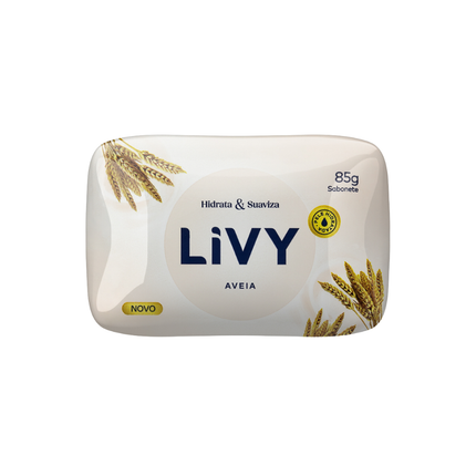 Sabonete Livy 85g Aveia Hidrata E Suaviza Com 01 Unidade - BCT0516K