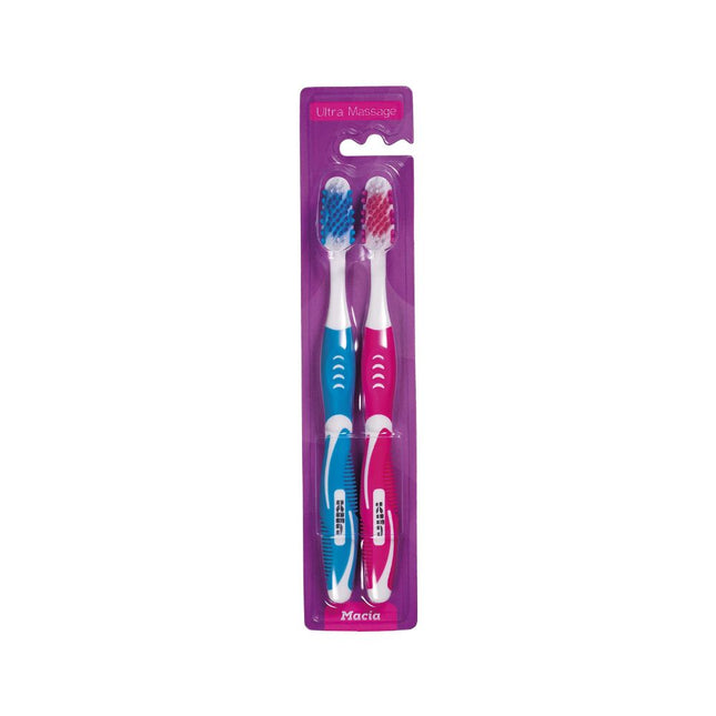 Kit Escova Dental Ultra Massage Marco Boni Com 02 Unidades Pcs - 9115