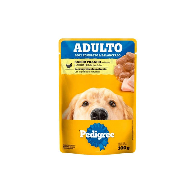 Racao Pedigree 100g Caes Adultos Frango Ao Molho / 10286105 - 10220627
