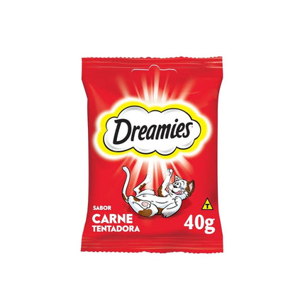 Petisco Para Gatos Adultos Carne Tentadora Dreamies 40g - 10256060