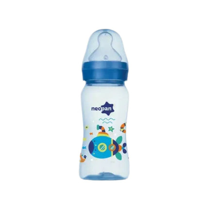 Mamadeira Neopan Criativo Big Orto 320ml Cor Azul - 2611