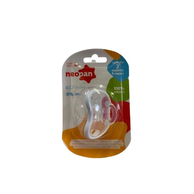 Chupeta Neopan Silicone Orto Tamanho 2 Cor Branco - 4064