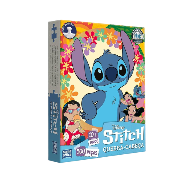 Quebra Cabeca Toyster Stitch E Lilo Com 500 Unidades Pcs Toyster - 3245