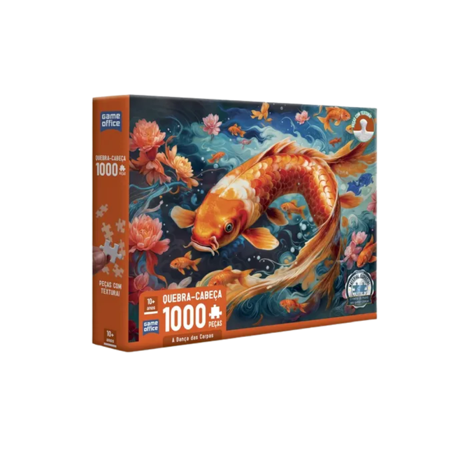 Quebra Cabeca A Danca Das Carpas Com 1000 Unidades Pcs Toyster - 3346
