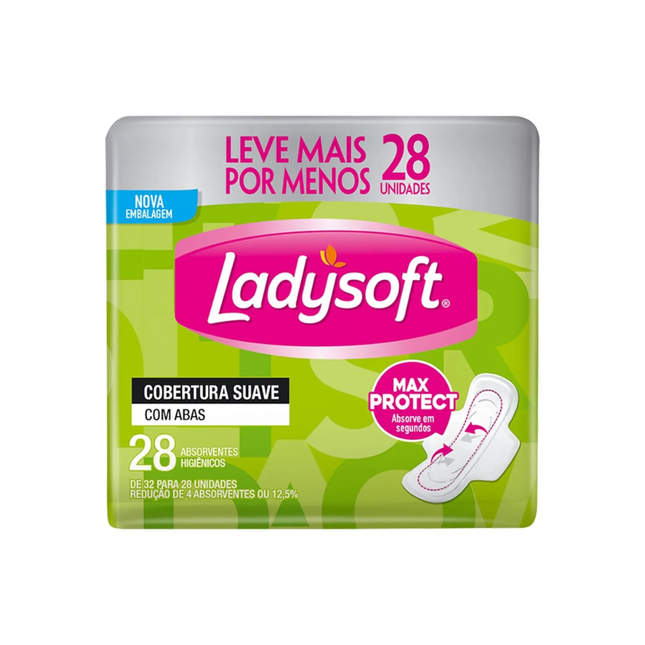 Absorvente Ladysoft Normal Suave Com Abas Com 28 Unidades - 208029