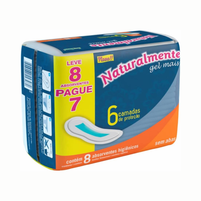 Absorvente Natural Gel 1 A 1 S/Abas LV8PG7 - 2352