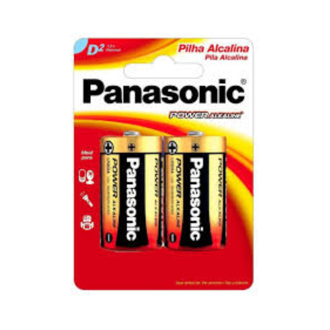 Pilha Panasonic Alc.Gd D Com 02 Unidades - LR20XAB/2B